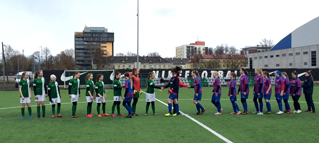 FC Flora U15 tüdrukud vs Paide Linnanaiskond Tapa U15